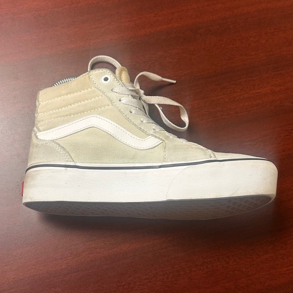 Vans Sk8 Hi Platform Sneakers Womens Size 6.5 Hi Top Shoes Canvas Street Skaer - Picture 7 of 10